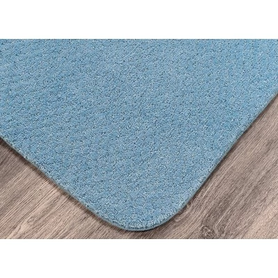 3pc Washable Nylon Bathroom Rug Set Blue - Garland Rug 4 3pc Washable Nylon Bathroom Rug Set Blue - Garland Rug - Image 4