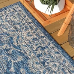 Palazzo Vine And Border Textured Weave Indoor/Outdoor Area Rug - JONATHAN Y -Home Series Shop GUEST 01c8fb0b d9ce 4f9d a81e 651db8d4b683