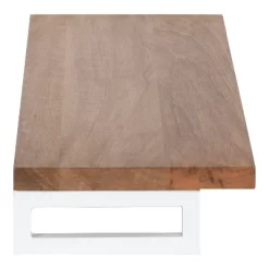 24" X 3" Lankford Wood Shelf Natural/White - Kate & Laurel All Things Decor -Home Series Shop GUEST 02e7c4c6 bf72 4e8c a1f6 bb55dfccbae0