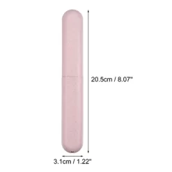 Unique Bargains Toothbrush Travel Case Traveling PP Portable Toothbrush Holders Cases For Travel Business Beige Pink 8.07''x1.22''x0.83'' -Home Series Shop GUEST 03c1ee06 8c91 479b 8878 efc0d182ce24