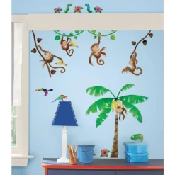Monkey Business Peel And Stick Wall Decal - RoomMates -Home Series Shop GUEST 03c57cd6 ede0 4a46 b51d eee0e4a4c10f