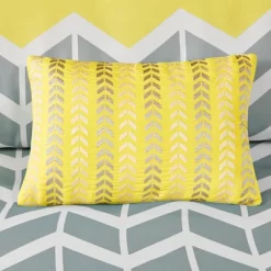 Yellow Chevron Darcy Duvet Cover Set (Full/Queen) - 5pc -Home Series Shop GUEST 0446ad86 47df 4715 b275 1be7b19aa1fd