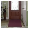 3'x5' Solid Dotted Doormat Burgundy - HomeTrax