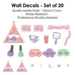 Big Dot Of Happiness Pajama Slumber Party - Peel And Stick Girl Birthday Vinyl Wall Art Stickers - Wall Decals - Set Of 20 10 Big Dot Of Happiness Pajama Slumber Party - Peel And Stick Girl Birthday Vinyl Wall Art Stickers - Wall Decals - Set Of 20 -Home Series Shop GUEST 05ddf16c ac60 4a2f 8c96 82436c5ba787