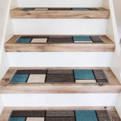 World Rug Gallery Contemporary Modern Boxes Non-Slip Stair Treads 12 World Rug Gallery Contemporary Modern Boxes Non-Slip Stair Treads -Home Series Shop GUEST 05e50781 0039 4b28 95c7 c59161ccc3ad