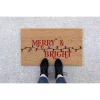 Shiraleah "Merry & Bright" Holiday Doormat