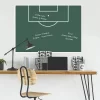 RoomMates XL Soccer Field Dry Erase Giant Peel And Stick Wall Decals Green/White