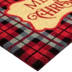Northlight Red And Black Plaid "Merry Christmas" Rectangular Doormat 18" X 30" 9 Northlight Red And Black Plaid "Merry Christmas" Rectangular Doormat 18" X 30" -Home Series Shop GUEST 0865a06a 4592 48c1 ab97 6214b9e015f1