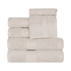 Classic Plush Absorbent 6-Piece Towel Set By Blue Nile Mills -Home Series Shop GUEST 09d63232 5320 400c a765 d206cb042ac0