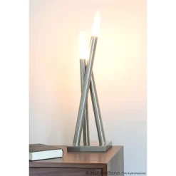 26" Icicle Desk Lamp Brushed Nickel - LumiSource -Home Series Shop GUEST 09fdad8c 5f0d 4bc3 89f0 36a500b69f5c