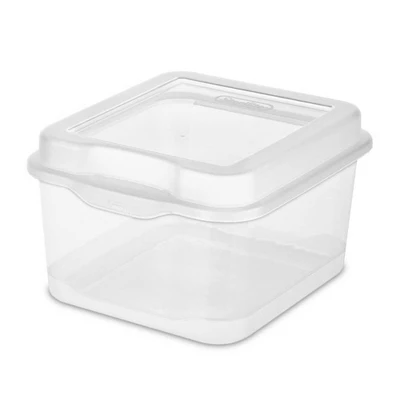 Sterilite Modular Plastic FlipTop Hinged Storage Box Container With Latching Lid For Home, Office, Workspace, And Classroom Organization 8 Sterilite Modular Plastic FlipTop Hinged Storage Box Container With Latching Lid For Home, Office, Workspace, And Classroom Organization - Image 8
