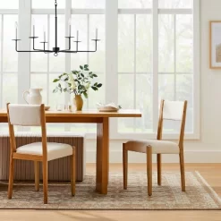 6-Light Hammered Metal Chandelier Black - Threshold™ Designed With Studio McGee