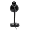 14.25" Traditional Fundamental Metal Desk Task Lamp And Bowl Shaped Shade With Flexi Gooseneck Black - Creekwood Home