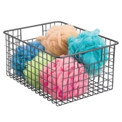 MDesign Bath Metal Storage Organizer Basket - 4 Pack -Home Series Shop GUEST 0d8695d7 4f5f 496d b928 c4e7e3e22b80