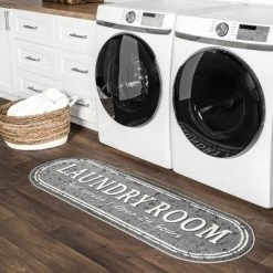 NuLOOM Graphic Machine Washable Laundry Mat