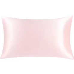 PiccoCasa 1 Pc 550 Thread Count 22 Momme Silk With Zippered Pillowcases