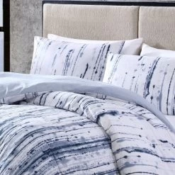 Sokal Comforter & Sham Set Indigo Blue - City Scene