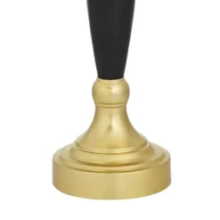 360 Lighting Kamila Traditional Table Lamps 27" Tall Set Of 2 Gold Black With Dual USB Charging Ports White Drum Shade For Bedroom Bedside Family Desk -Home Series Shop GUEST 10dbdf49 c7cd 4ad3 a27f baacfb339572