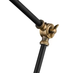 360 Lighting Modern Industrial Desk Table Lamp With USB Charging Port Adjustable 26.75" High Black Antique Brass For Bedroom Bedside Office -Home Series Shop GUEST 12234740 1442 4c81 9773 61a0a2c0e432