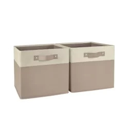 2pc Kids' 10.5" Two-Toned Folding Storage Bin Set - RiverRidge Home -Home Series Shop GUEST 1279212b 786b 45f1 b15e 818e05dab01f