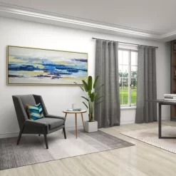 Modern Polystone Abstract Framed Wall Art With Gold Frame Blue - Olivia & May -Home Series Shop GUEST 12bae7f7 2b92 4fa8 9e97 e1a972598b6b