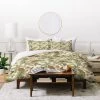 Full/Queen Dash And Ash Cabin In The Woods Duvet Cover Set Green - Deny Designs