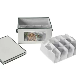 Household Essentials Ornament Storage Chest With 24 Pockets Red -Home Series Shop GUEST 13b537a4 de07 421f 9ea9 5b0dc611fbef