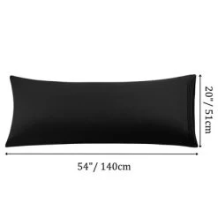 PiccoCasa Microfiber Body Pillowcases Embroidery Zipper Closure 2 Pcs -Home Series Shop GUEST 13bf5f8e dc0a 478b aff9 5b85040444b7