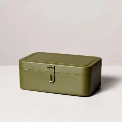 Decorative Metal Storage Box Green - Hearth & Hand™ With Magnolia -Home Series Shop GUEST 13e14cf7 86df 4e7f 83b8 96fe6613459c