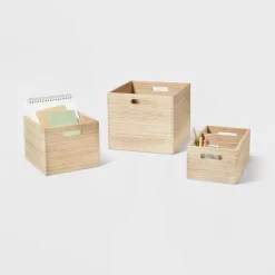 3 Compartment Light Wood Crate Natural - Brightroom™ 5 3 Compartment Light Wood Crate Natural - Brightroom™ -Home Series Shop GUEST 1433e760 ccd4 4d74 8b8b fdcc848f7469
