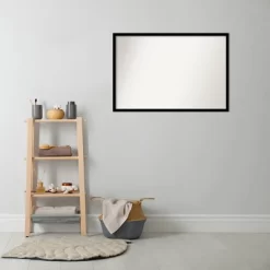 38" X 26" Non-Beveled Bathroom Wall Mirror Jet Black - Amanti Art 13 38" X 26" Non-Beveled Bathroom Wall Mirror Jet Black - Amanti Art -Home Series Shop GUEST 15e314b9 aaa3 4e82 88b1 88203d319e70