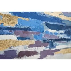 Modern Polystone Abstract Framed Wall Art With Gold Frame Blue - Olivia & May -Home Series Shop GUEST 171c7b86 660e 47ef a17c d37fbd1ad5f5
