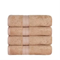 4 Piece Bath Towel Set, Rayon From Bamboo And Cotton, Plush And Thick, Hypoallergenic, Solid Terry Towels With Dobby Border By Blue Nile Mills 20 4 Piece Bath Towel Set, Rayon From Bamboo And Cotton, Plush And Thick, Hypoallergenic, Solid Terry Towels With Dobby Border By Blue Nile Mills -Home Series Shop GUEST 17852eea 84cd 40b0 ad5e 0014327e7451