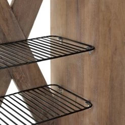 31" Castleton Mango Wood Shoe Cubbie Storage Cabinet Driftwood - Alaterre Furniture -Home Series Shop GUEST 185fdb60 b6d0 4f77 a68e dec5eb184445