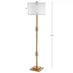 61.5" Resin/Metal Windsor Floor Lamp (Includes LED Light Bulb) Gold - JONATHAN Y -Home Series Shop GUEST 1894a7be 269d 4ca8 ad2a d8da3cdf295a