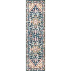 Brooklyn Geometric Medallion Area Rug - JONATHAN Y