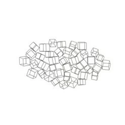 Metal Geometric 3D Square Wall Decor Black - Olivia & May -Home Series Shop GUEST 1915ebf0 795f 40ae a9f4 93a1c574f3e6