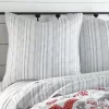 Winterland Holiday Euro Sham Set Of 2 Gray - Levtex Home