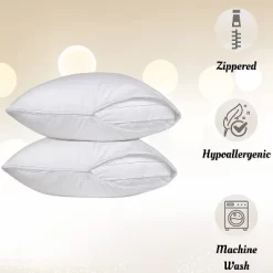 Circles Home Zippered Pillow Protector Cotton Blend White -Home Series Shop GUEST 1a85f375 7dea 496f bf58 a734378b0dac