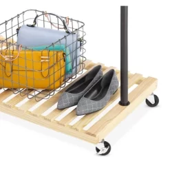 Whitmor Slat Wood Garment Rack Black -Home Series Shop GUEST 1aa8dd93 ec12 46de 8b6e 2fe0c87de260