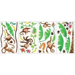 Monkey Business Peel And Stick Wall Decal - RoomMates -Home Series Shop GUEST 1ab809a7 042f 4497 88ac c607138dd903