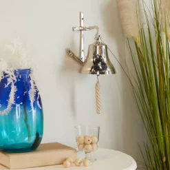Brass Bell Wall Decor With Anchor Backing - Olivia & May -Home Series Shop GUEST 1b290678 a49a 4b25 be84 e5aa5b705902