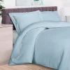 300 Thread Count Rayon From Bamboo Solid 3 Piece Duvet Cover Set By Blue Nile Mills