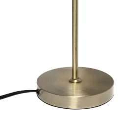 Mid Century Curved Table Lamp With Dome Shade Antique Brass - Lalia Home -Home Series Shop GUEST 1d0cf416 0049 4ab7 9d97 ba5888967ae6