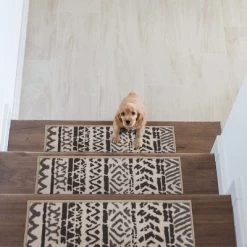 World Rug Gallery Bohemian Design Geometric Non-Slip Stair Treads -Home Series Shop GUEST 1d3cf688 898f 4bdf a454 c7371449c418