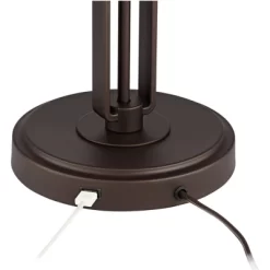 Franklin Iron Works Dayn Industrial Accent Table Lamps Set Of 2 23" High Bronze Metal LED Mesh Shade For Bedroom Living Room Bedside Nightstand Office -Home Series Shop GUEST 1f4df8a3 b471 4d81 b7ee d59295682977