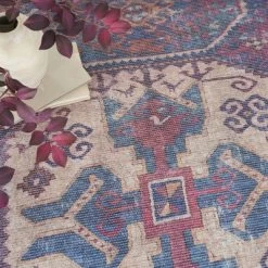 Nicole Curtis Machine Washable Bordered Southwestern Indoor Rug -Home Series Shop GUEST 1f792e2d 01a3 47c3 b626 1fbe915c0fbd