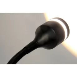 LED Prospect Clip Lamp Black (Includes LED Light Bulb) - Adesso