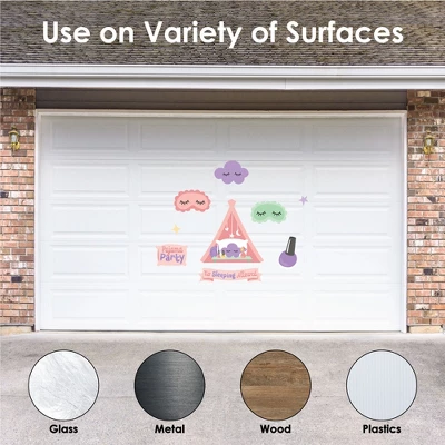 Big Dot Of Happiness Pajama Slumber Party - Peel And Stick Girl Birthday Vinyl Wall Art Stickers - Wall Decals - Set Of 20 3 Big Dot Of Happiness Pajama Slumber Party - Peel And Stick Girl Birthday Vinyl Wall Art Stickers - Wall Decals - Set Of 20 - Image 3