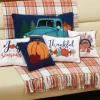 C&F Home Autumn Pumpkin Hooked Pillow